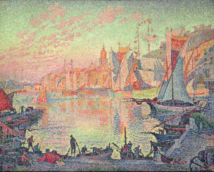 The Port of Saint Tropez, Paul Signac